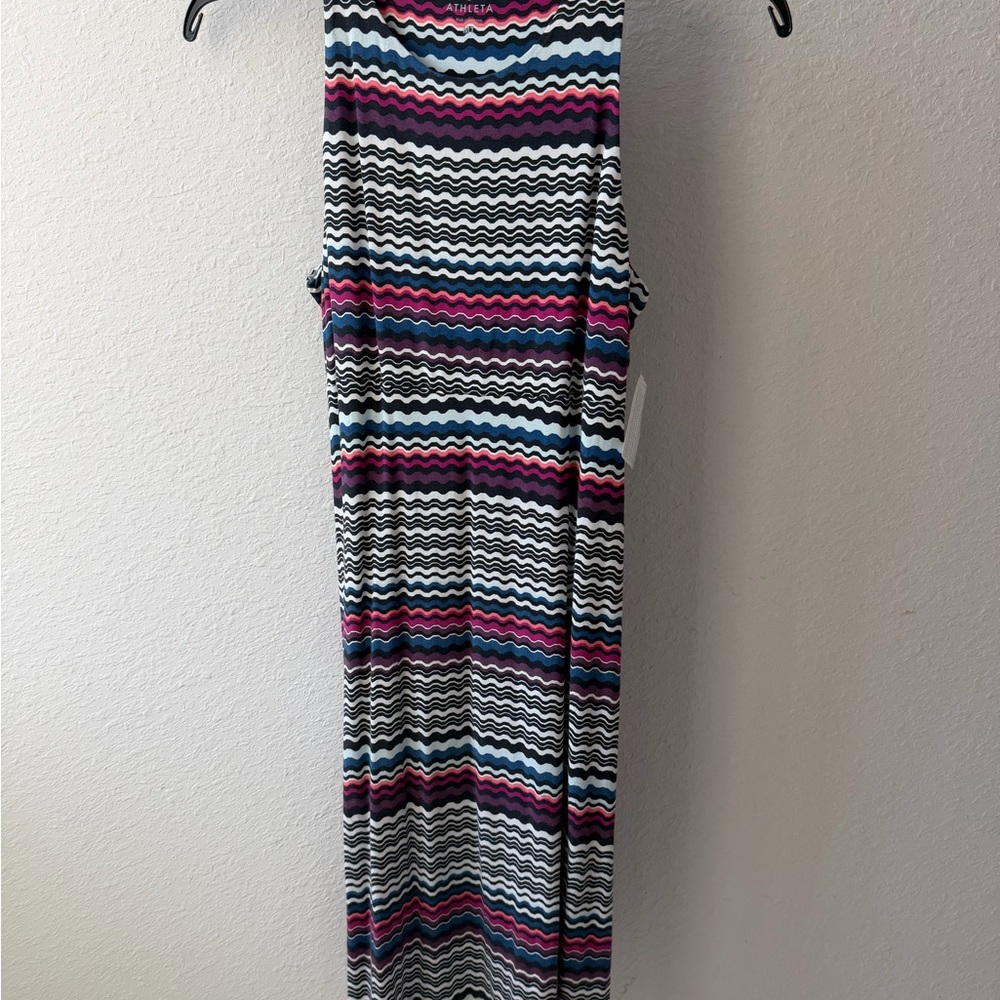 Athleta Santorini Wavy Striped Dress - MT